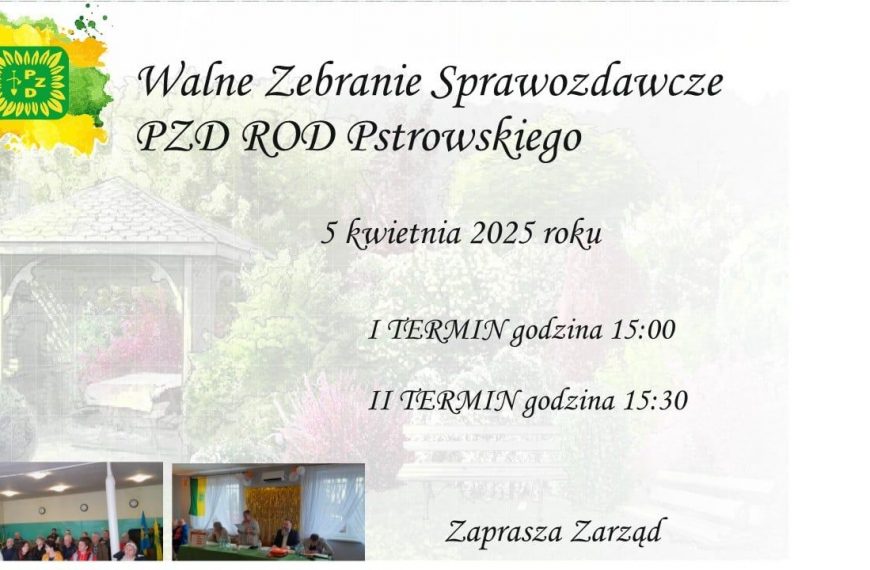 Walne zebranie sprawozdawcze