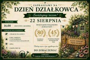 Zapraszamy na dzień działkowca :)