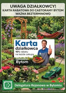 Karta działkowca – stały rabat dla działkowców w Castorama Bytom!